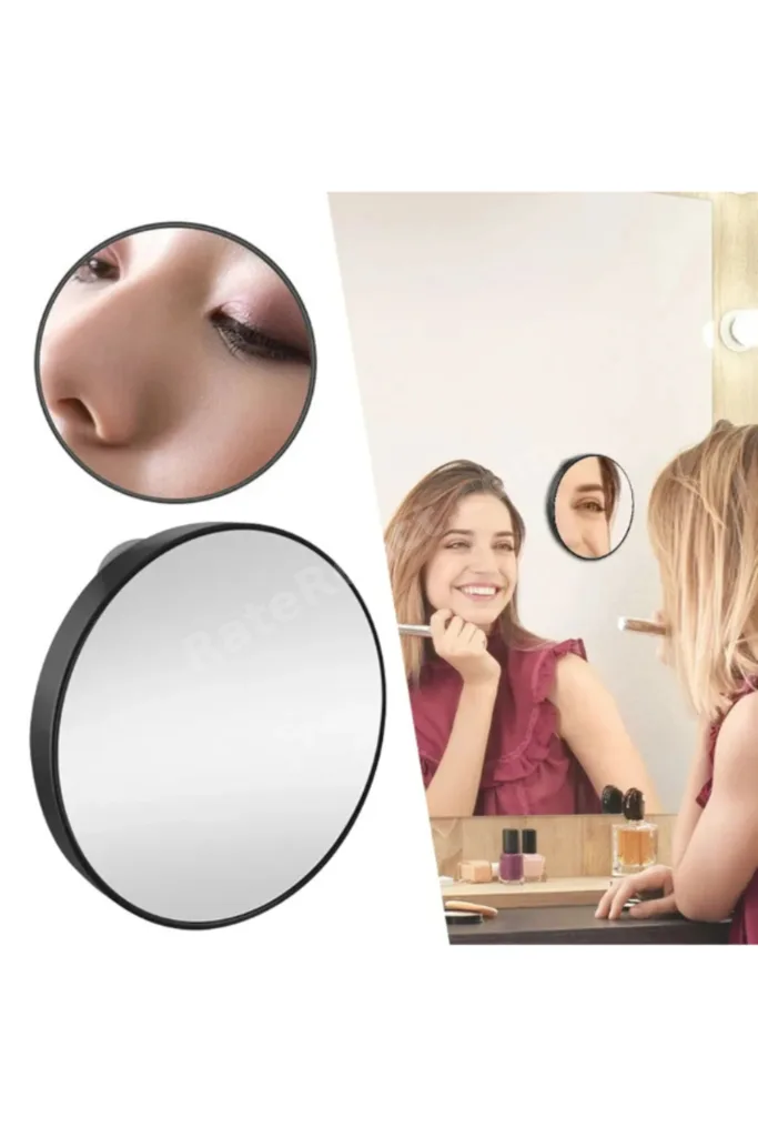 10X Büyüteçli Vantuzlu Makyaj Aynası Tıraş ve Lens İçin Detaylı Görüş Pratik Kullanımlı