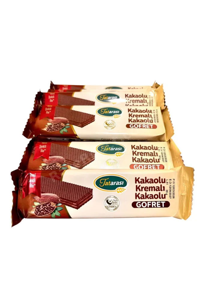 Kakao Kremalı Gofret 35 Gr. x 12 Adet Gimdes Sertifikalı