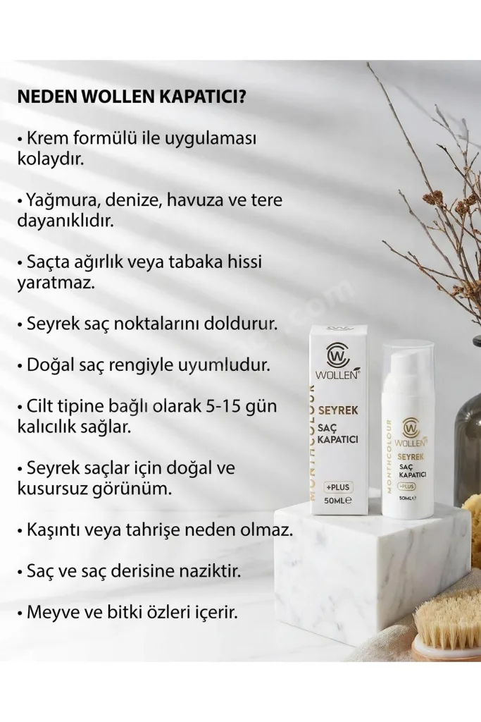 Saç Kapatıcı Dolgunlaştırıcı Sıvı Krem 50 ml
