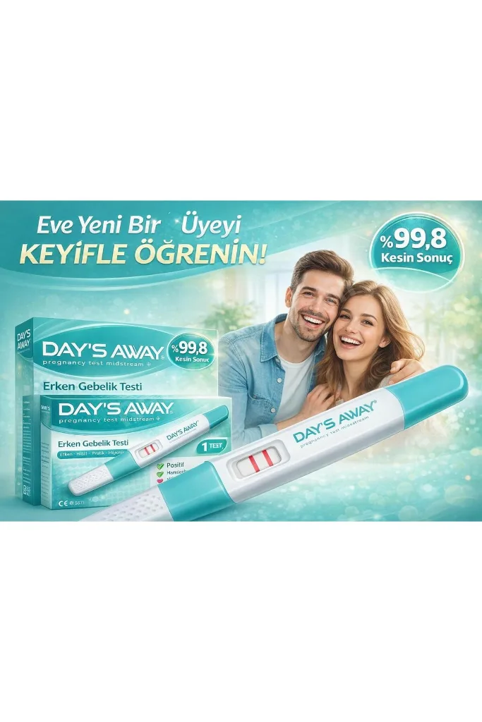 Erken Gebelik Testi 5 Adet %99.9 Kesin Sonuç X 5 Adet