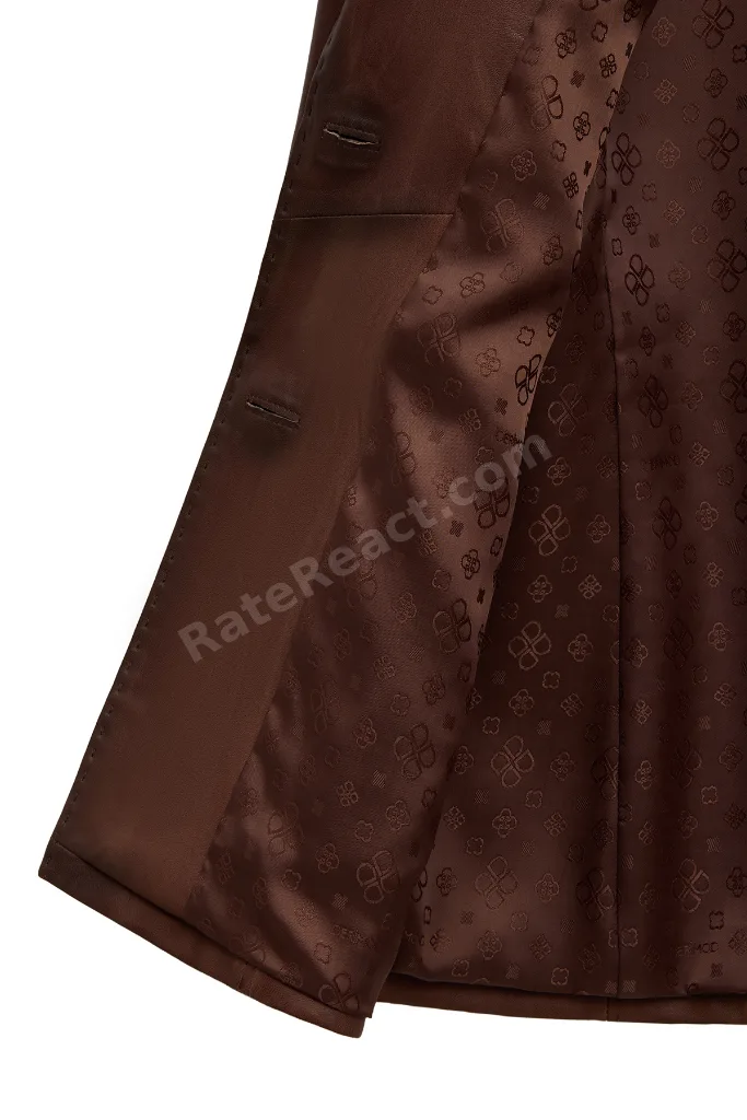 Barbara Kadın Kahverengi Blazer Deri Ceket 25WGE5962NC