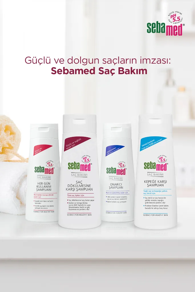 Saç Dökülmesine Karşı Güçlendirici Etkili Kafein ve Ginkgo Biloba İçerikli Şampuan 400 ml