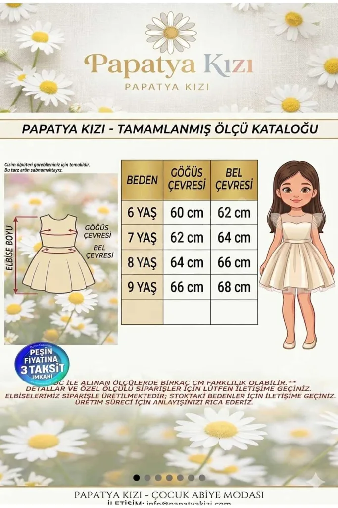 Genç kız elbise günlük şık rahat kumaş