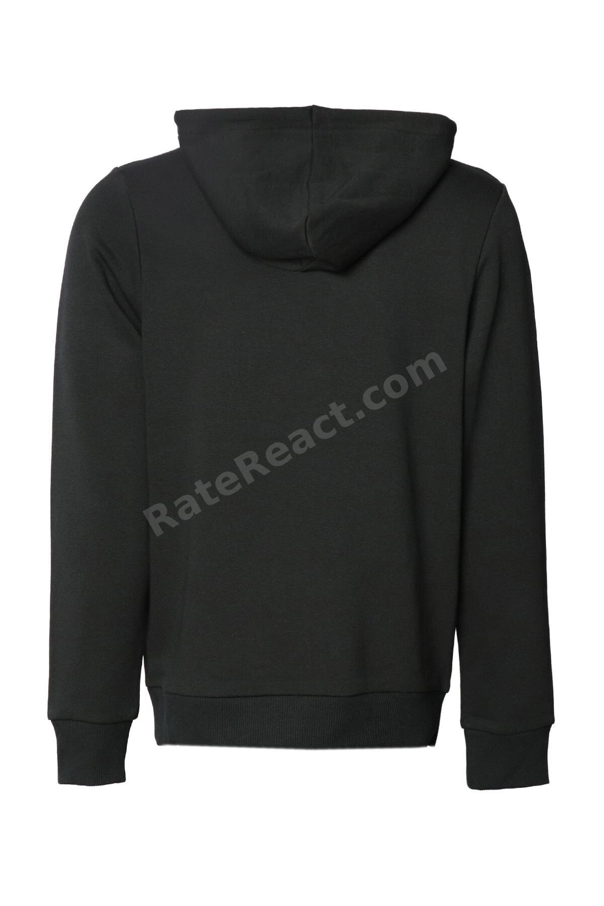 Arus - Erkek Koyu Yeşil Kapüşonlu Sweatshirt