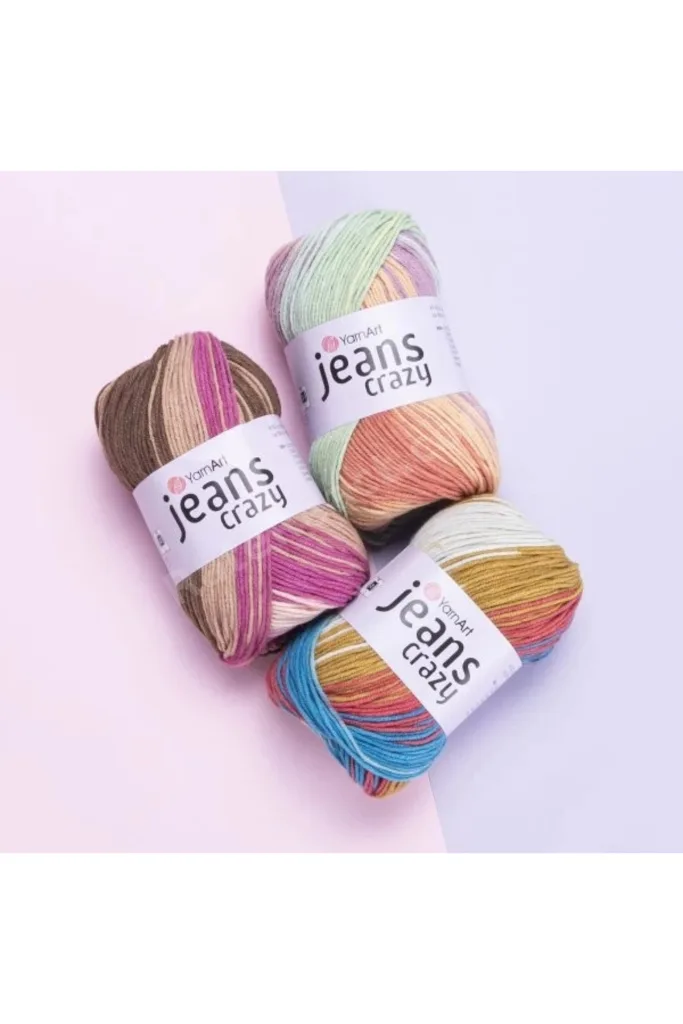 Jeans Crazy - Ebruli El Örgü Ipi Ebruli-8215