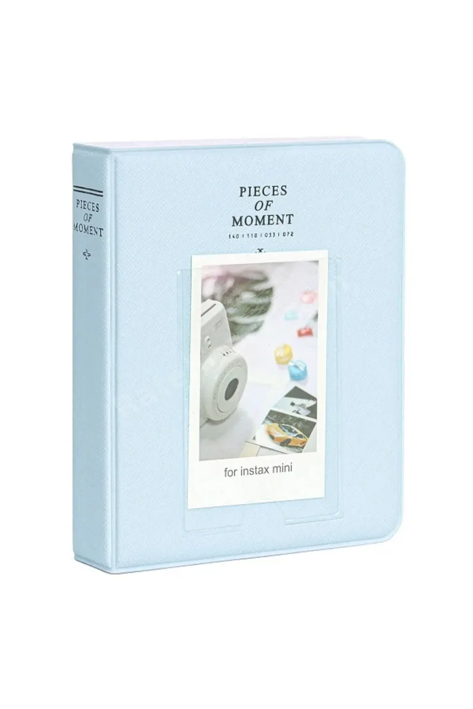Instax Mini 13 Fotoğraf Makinesi-Büzgülü Kılıf-10'lu Film-64lü PVC Albüm ve Mıknatıslı Çerçeve Seti