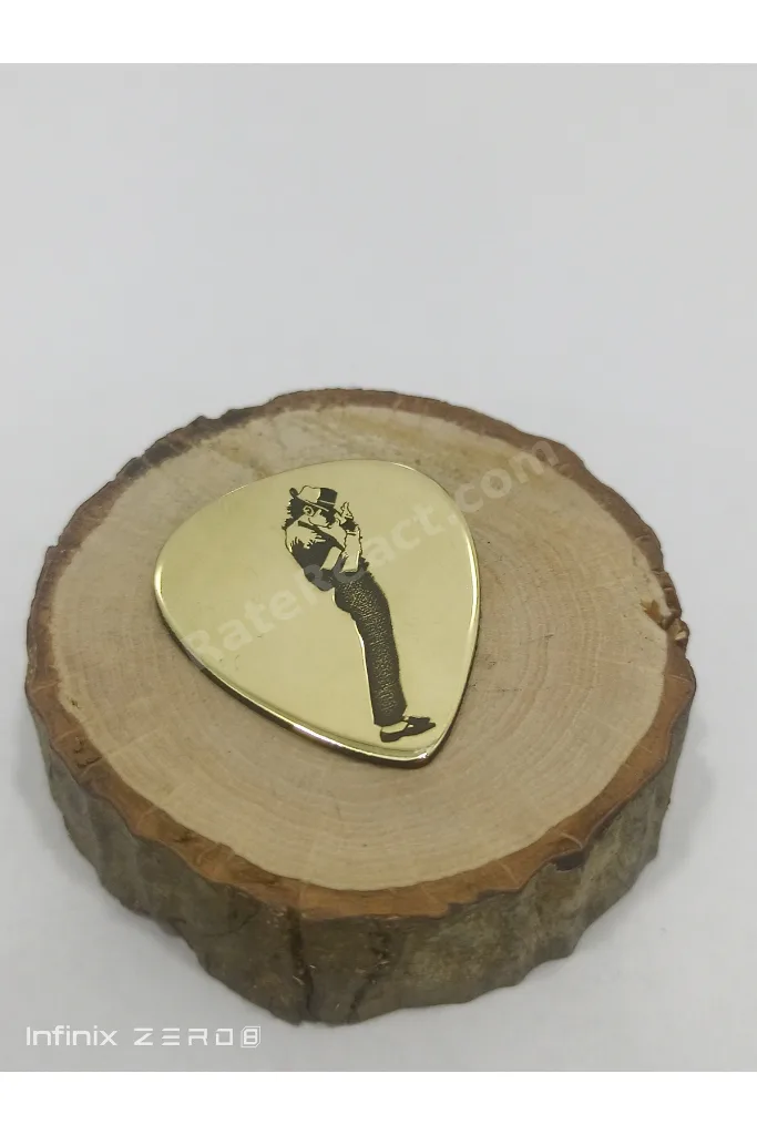 Micheal Jackson Gitar Penası Lazer Kabartma 1mm
