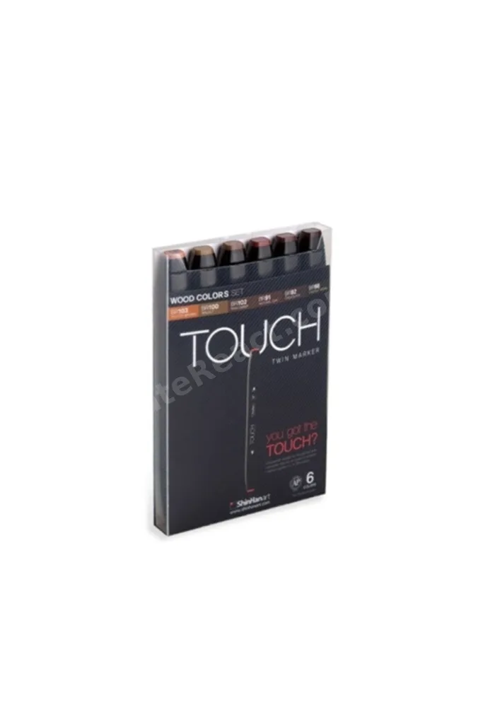 Twin Marker Kalem 6lı Set Fluorescent Colors