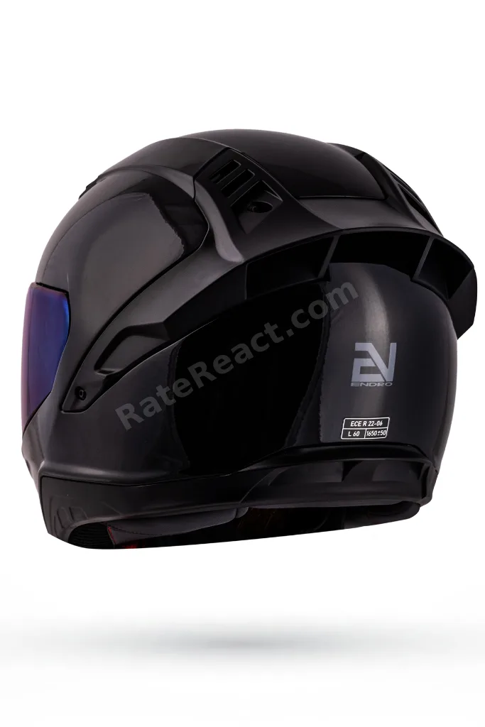 Twister Parlak Siyah Kask