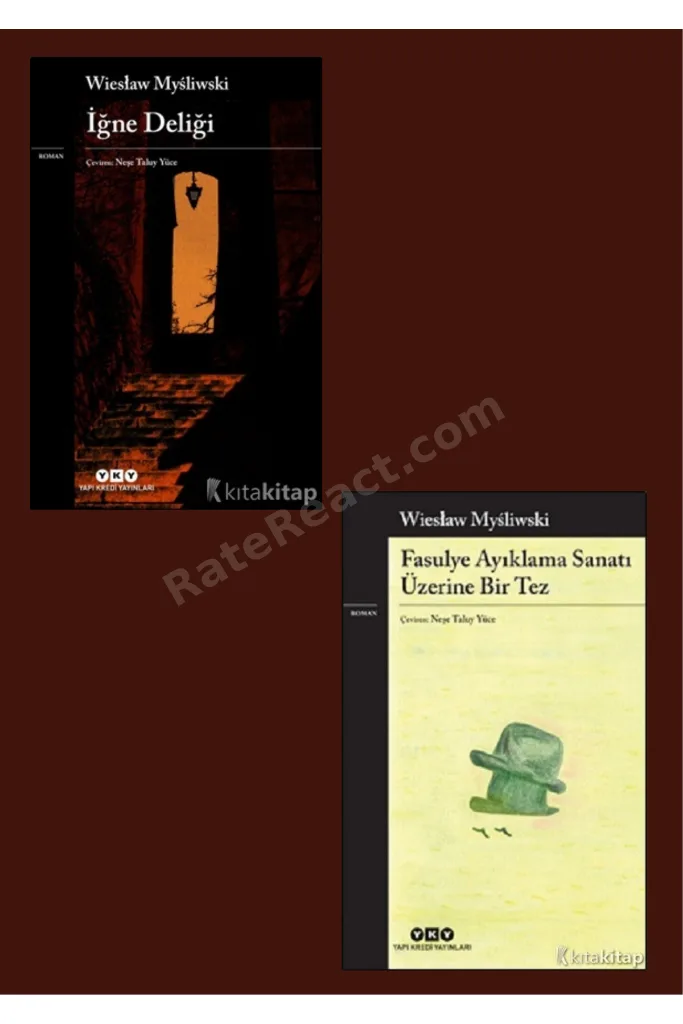 WİESLAW MYSLİWSKİ FASULYE AYIKLAMA SANATI ÜZERİNE BİR TEZ-İĞNE DELİĞİ İKİLİ MUTHİŞ SET+KRAFT DEFTER HEDİYE