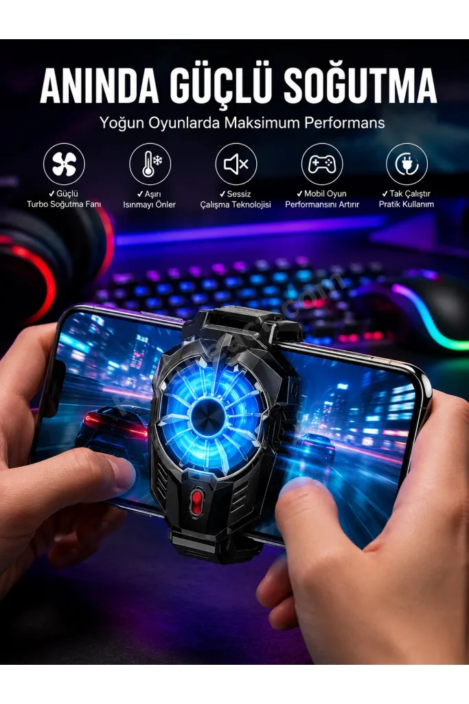 Telefon Soğutucu Fanlı Güçlü Motor Radyotör Soğutucu