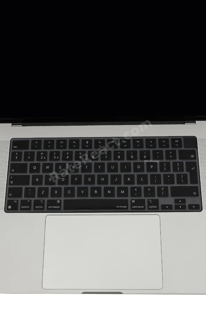 Macbook Air Pro Klavye Koruyucu Silikon Kılıf M5 M4 M3 M2 M1, İngilizce Baskılı UK-Ters L Enter Tipi