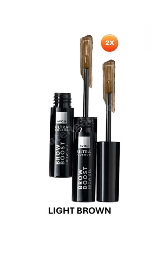 Ultra Colour Brow Boost Kaş Jeli - (Light Brown) İkili Set