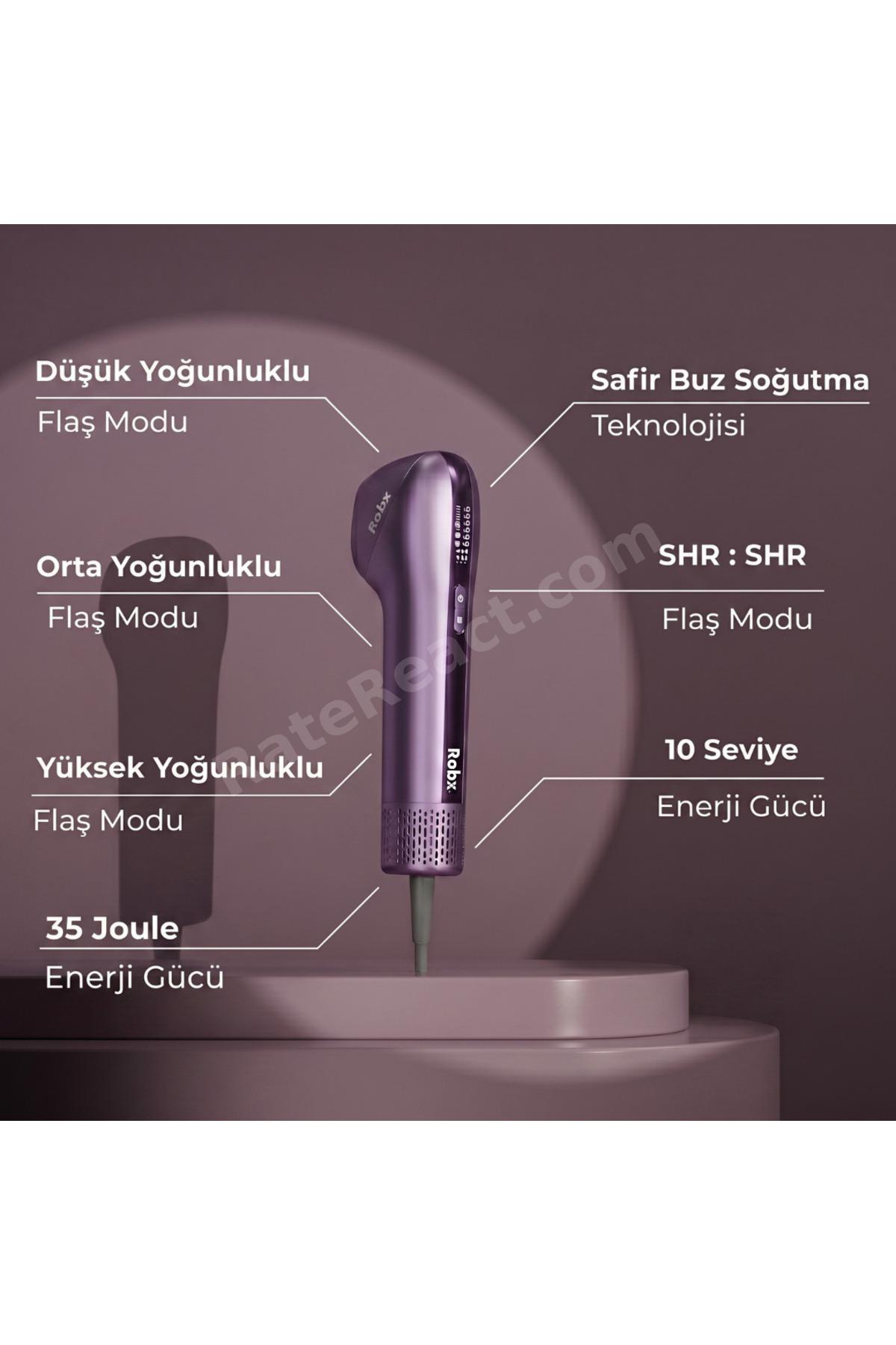 A2030 IPL YENİ Sapphire Sogutma 35 joule Ultra Güç -Acısız Etki- Çoklu Otomatik Seri Atım-Kadın-Erkek