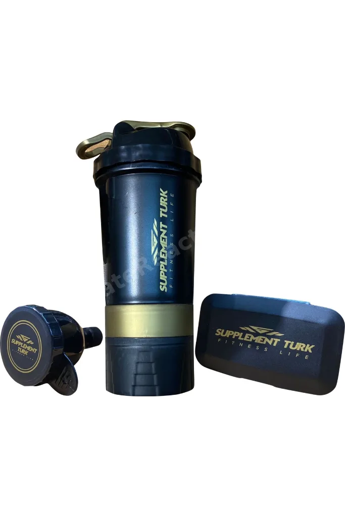 Supplement Turk 3 Bölmeli Shaker + Pillbox + Huni