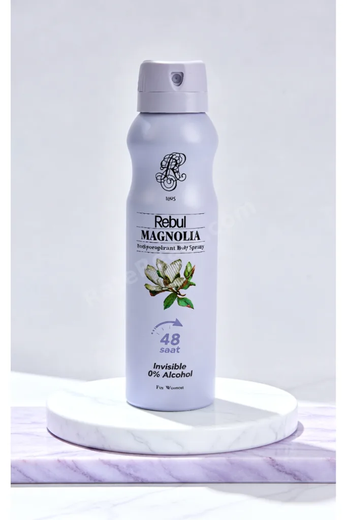Magnolia Kadın Sprey Deodorant 150 ml - 48 Saat Etkili, Alkolsüz, Iz Bırakmaz
