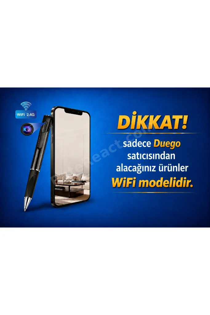 1080P HD Kalem Kamera Sesli Video Kayıt Cihazı Taşınabilir Mini Kamera Wifili Gizli Uç