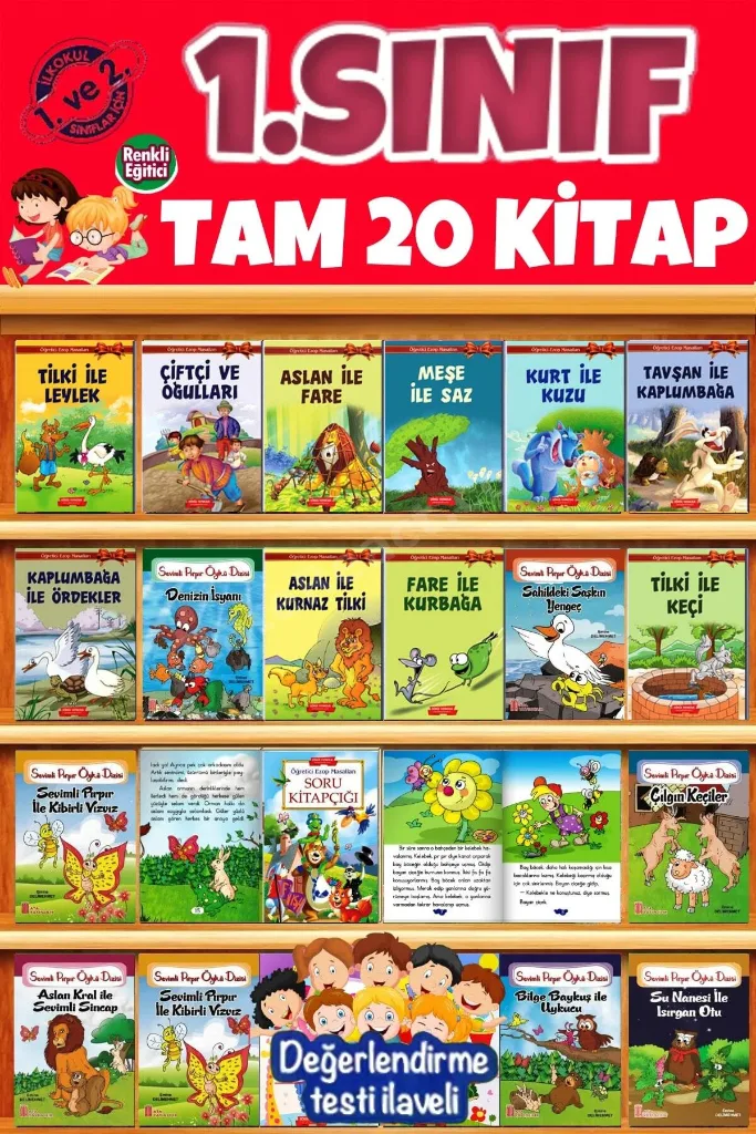 1.sınıflar Için Okumayı Sevdiren 20'li Kitap Seti
