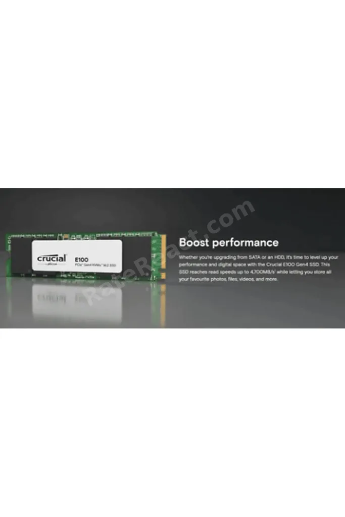 480GB E100 4700MB/2500MB NVMe PCIe Gen4 2280 M.2 SSD CT480E100SSD8