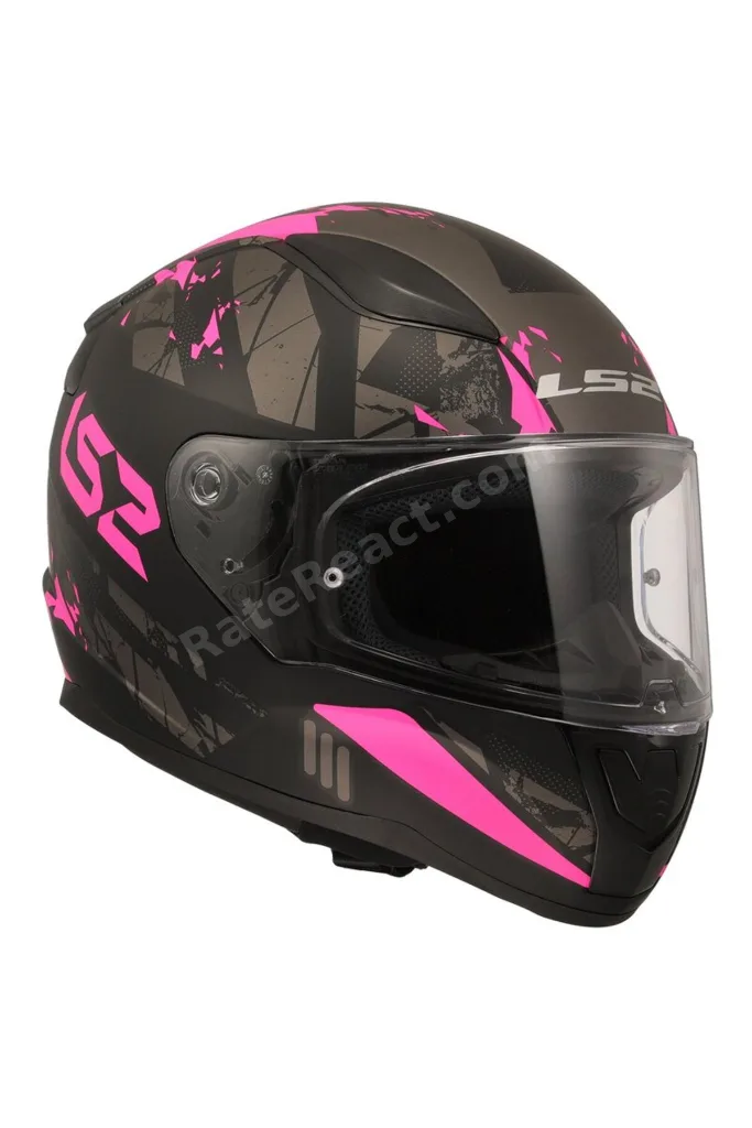 RAPID PALIMNESIS MAT SİYAH-PEMBE KASK