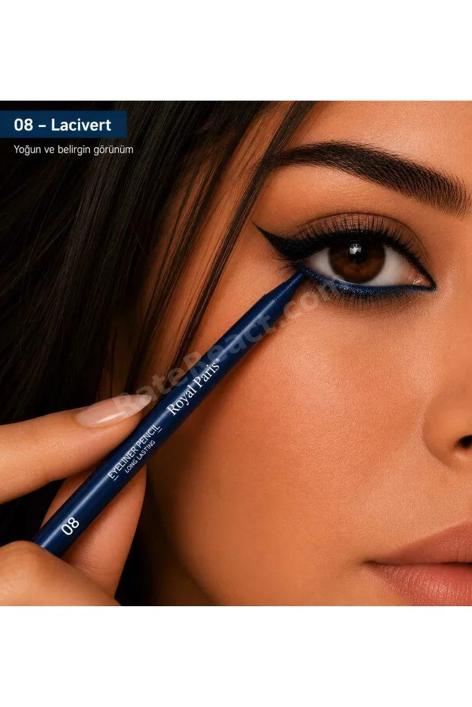 12 Renk Suya Dayanıklı Eyeliner Kalemi | Yoğun Pigment & Kalıcı Görünüm