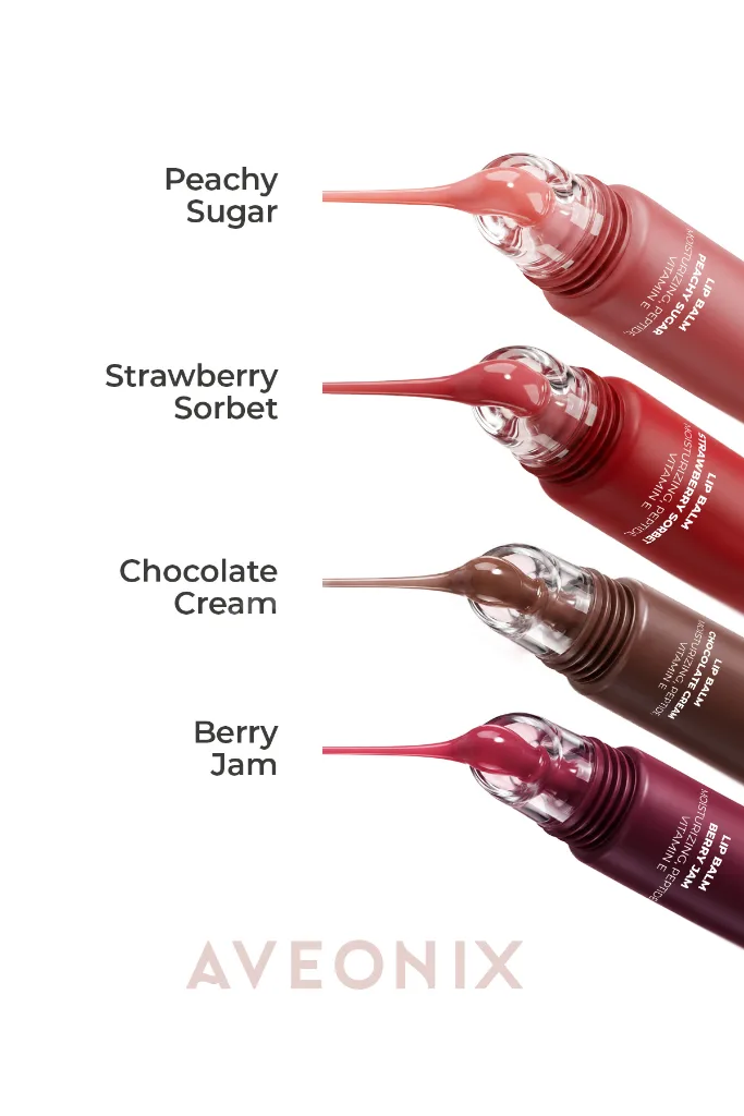 Cam Görünümlü Dudak Parlatıcısı Lip Balm Peachy Sugar | Yoğun Nem | E Vitamini & Peptide