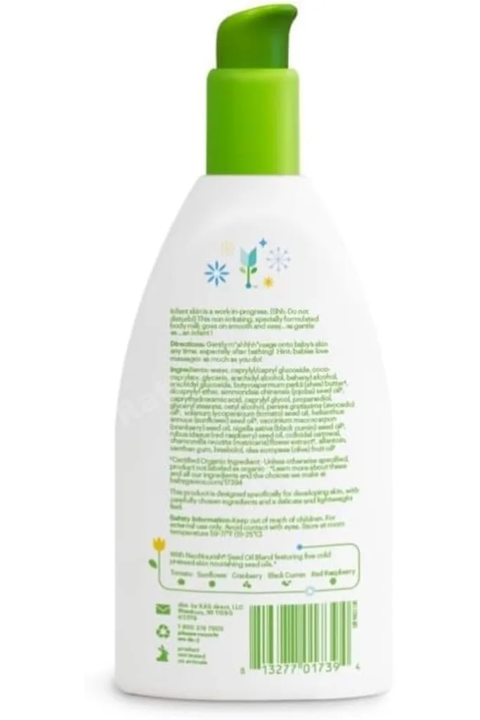 Babyganics Infant Soft Hafif Nemlendirici Kokusuz 236ML 1216538