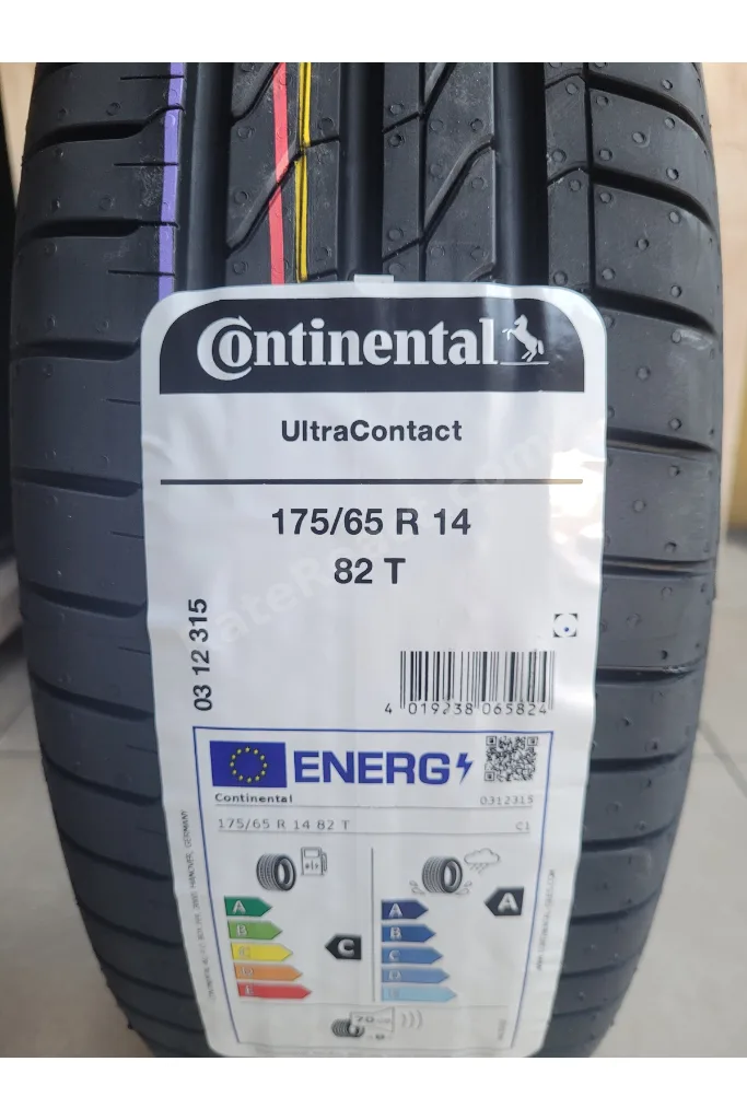 175/65R14 Ultra Contact 82T Set olarak (4 ADET) Yazlık A serisi 70db 2026 Üretim*