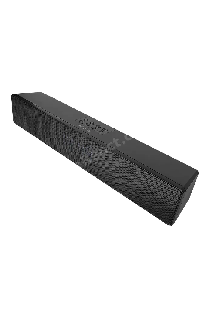 MD-SBT27 Siyah 10W 2400mAh BT,RGB,Alarm,Clock,TF Card Type-C,USB Soundbar Speaker