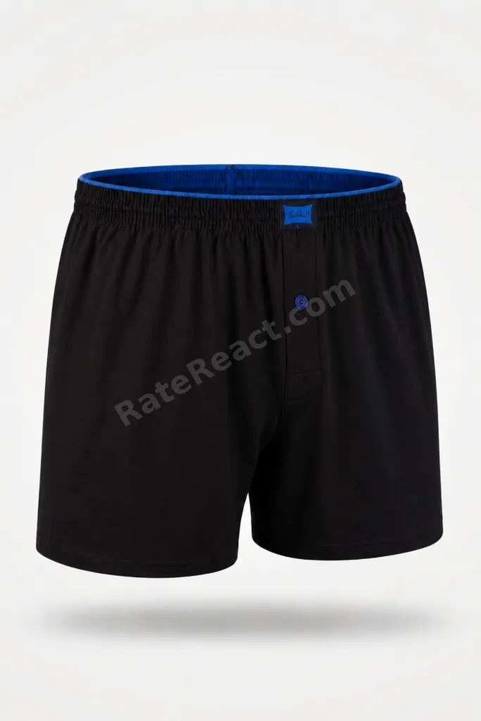 Tutku Erkek Penye Boxer Pamuklu - 5 Adet Rahat Kalıp Nefes Alan Kumaş Boxer