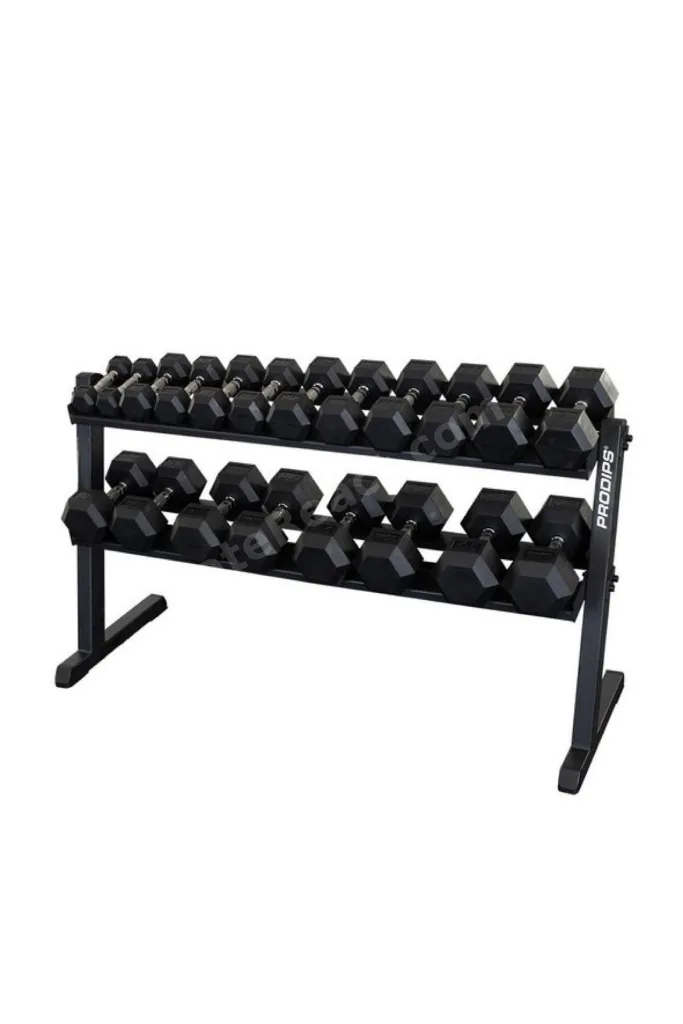Dambıl Rack 2 Katlı Dambıl Standı Black Model