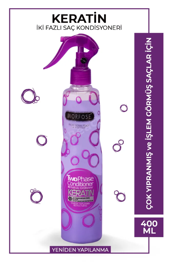 Keratin Boyalı Saçlar İçin Fön Suyu 400 ml