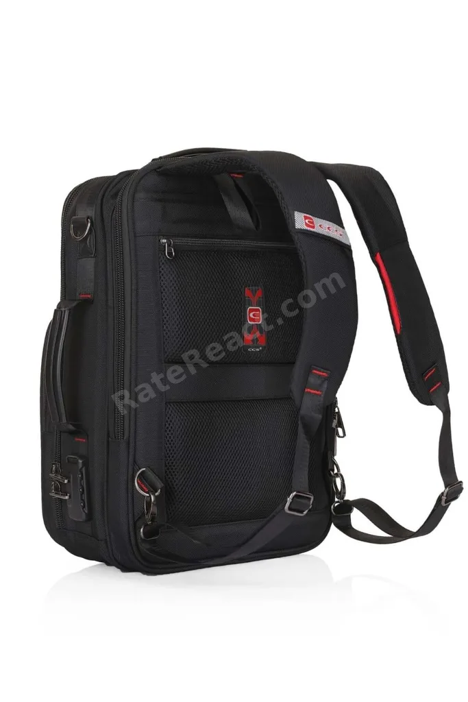 ÇÇS 51270 KİLİTLİ USB GİRİŞLİ ÇAPRAZ OMUZ ASKILI SIRT ÇANTASI
