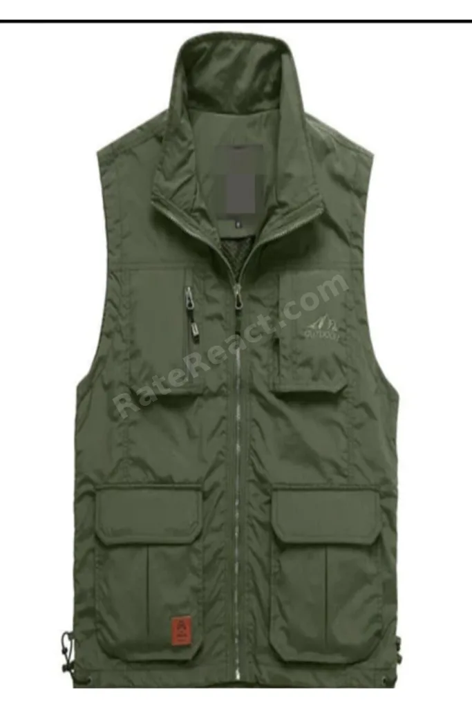 Montana Taktikal Outdoor Haki Yeşil Yelek Nefes Alan Hızlı Kuruyan Çok Cepli