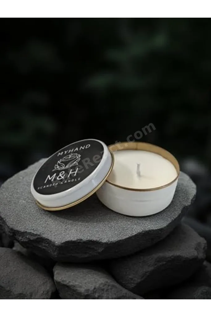 Beyaz Teneke Kokusuz Mum 60 Gr revif 827927