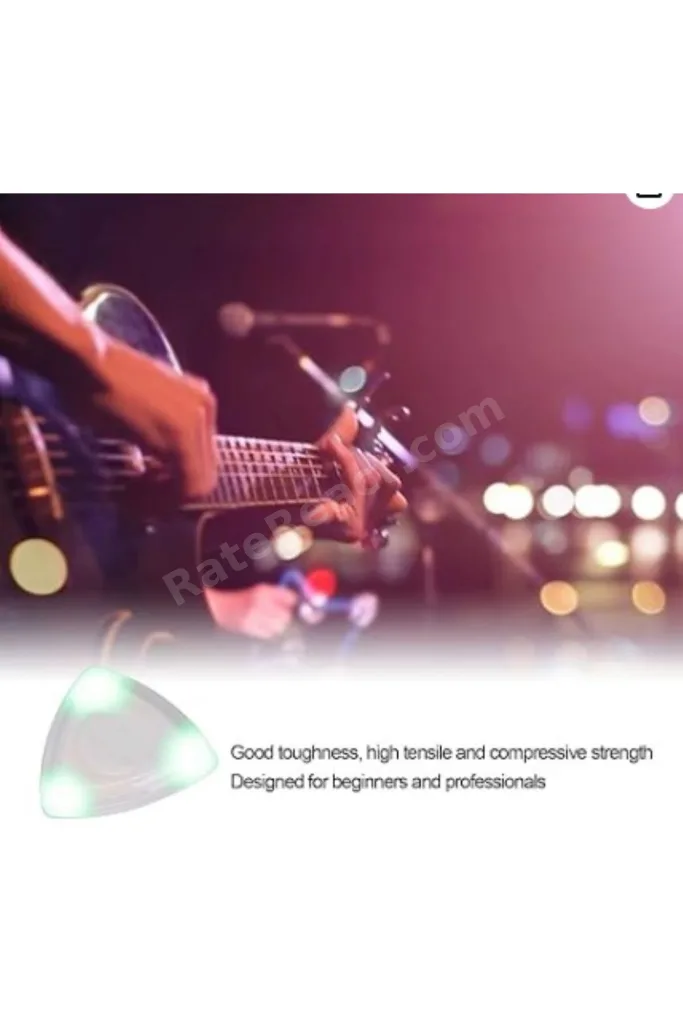 Led Light Pick - Işıklı Pena Tüm Gitarlara Uyumlu