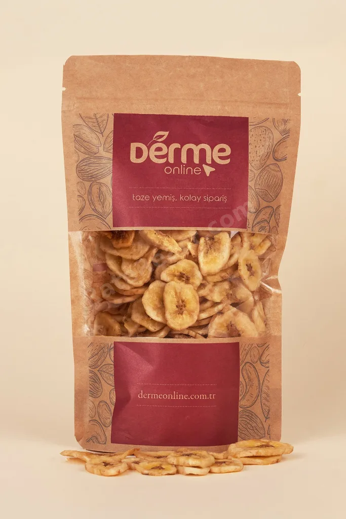 Muz Kurusu Dilimli-Güneşte Kurutulmuş Dilim Muz 250 Gram