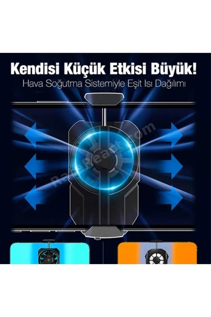 Fl-a2 Hava Soğutmalı Cep Telefon Soğutma Fanı Radyatör Soğutucu