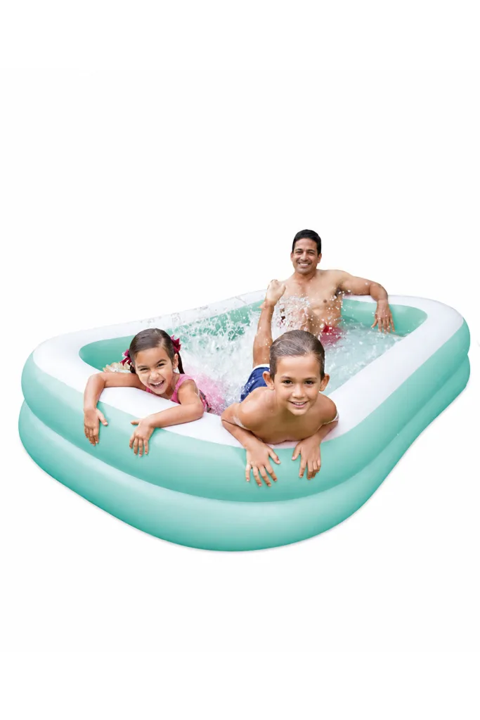 Şişme Aile Havuzu 229 x 152 x 48 cm 57181NP 600L Büyük Boy Bahçe Havuzu