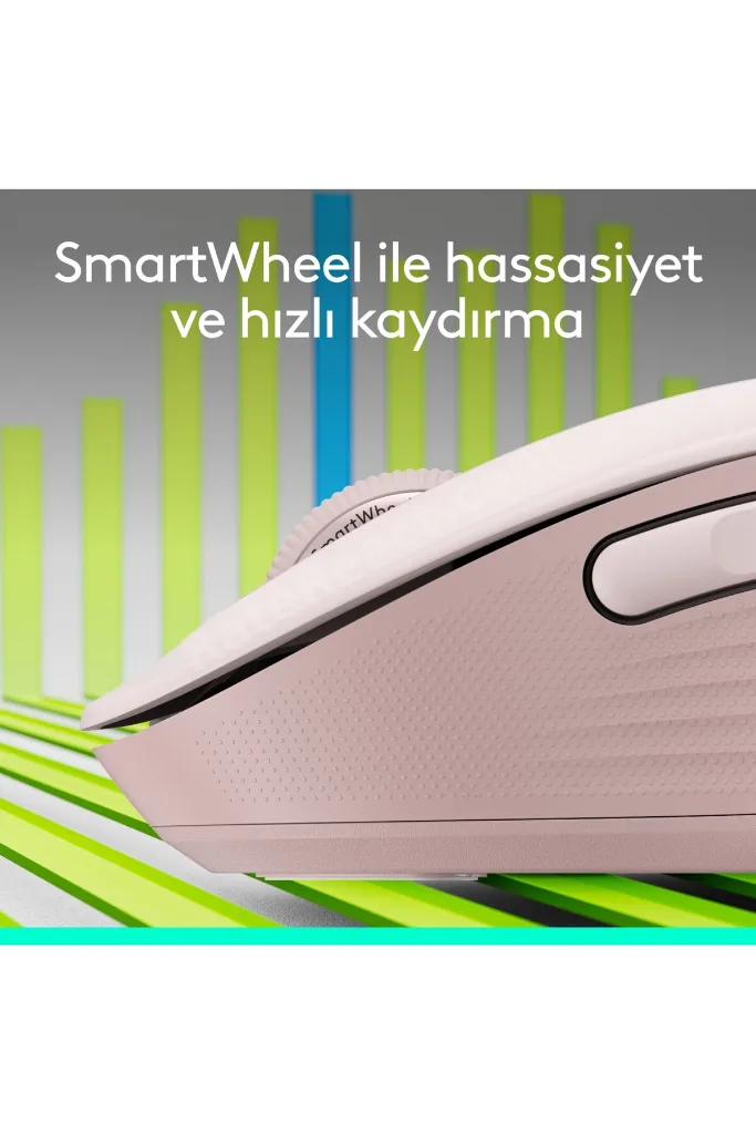 LOGİTECH M650 SİGNATURE KABLOSUZ MOUSE GÜL 910-006254