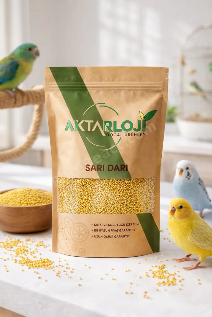 1 Kg Ak Darı Sade Muhabbet Kuşu , Papağan, Bülbül , Saka, Güvercin, Serçe Yemi Kuş Yemi