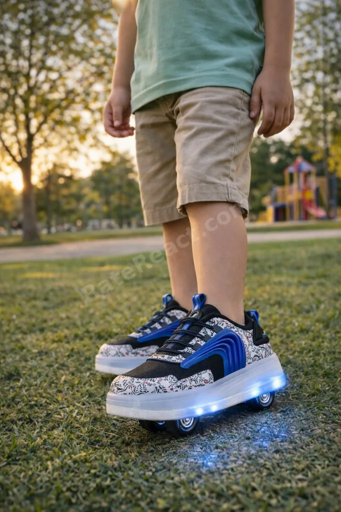 FLOW Çocuk Işıklı Patenli Tekerlekli Sneaker Spor Ayakkabı
