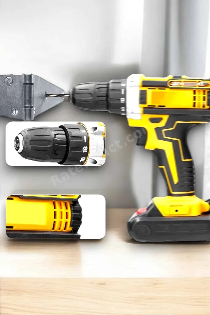 SEMEGLBL 24 Parça Çift Bataryalı Şarjlı Matkap Seti 24W Motor ve Otomatik Mil (184306) Kilitli Tas