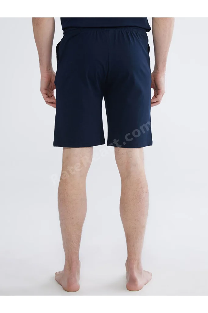 Lacivert Slim Fit Erkek Şort 2'li