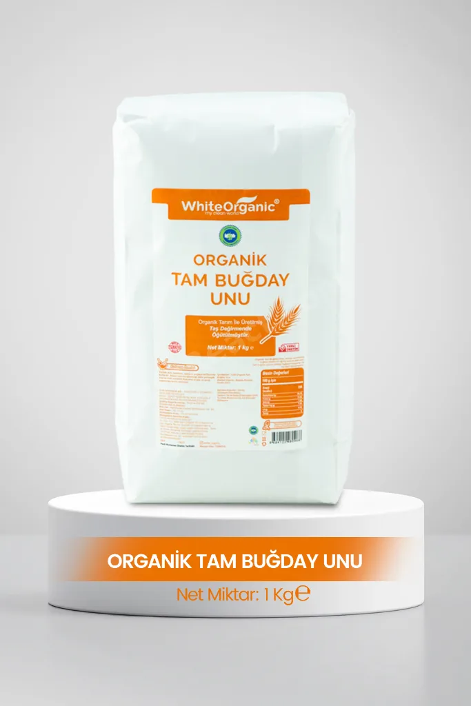 Organik Tam Buğday Unu 1 Kg Atalık Yerli