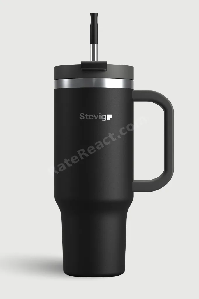 2 Moods Tuck-in Tumbler Sızdırmaz Çelik Termos 900 ML Black ST-236