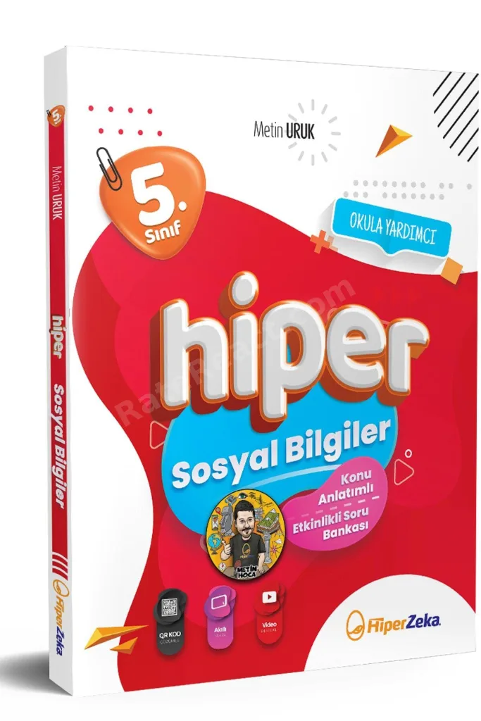 202 5. Sınıf Hiper Sosyal Bilgiler Konu Anlatımlı & Soru Bankası | Metin Uruk