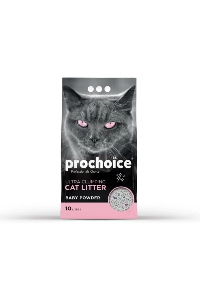 TTKTEKNOLOJİ Prochoice Kedi Kumu, Bebek Pudrası Parfümlü Bentonit,10 lt TTKTEKNOLOJİ 2026 395519
