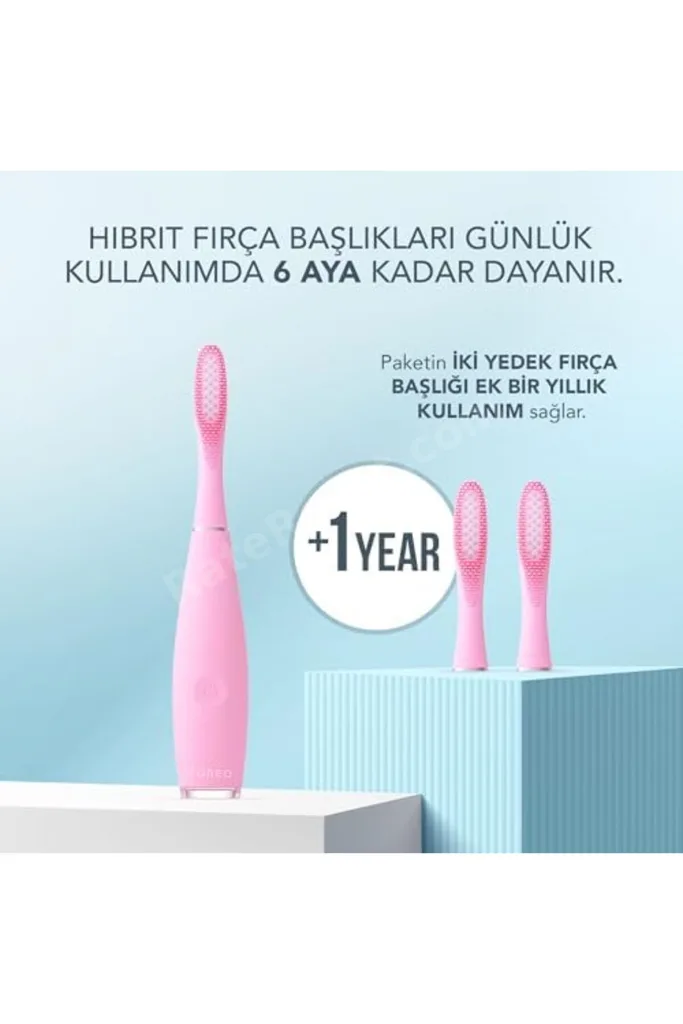 TTKTEKNOLOJİ FOREO Total Care ISSA 3 Seti - Ultra-Hijyenik 4’ü 1 Arada Silikon Sonik Elektrikli Diş