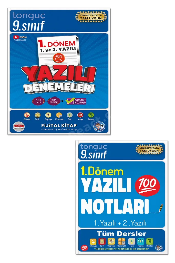 9. Sınıf Yazılı Notları 1. Dönem 1 ve 2. Yazılı Ve 9. Sınıf Yazılı Denemeleri 1. Dönem 1 ve 2. Yazıl